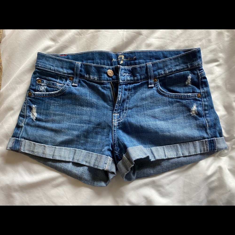 7 for All Mankind Denim Shorts